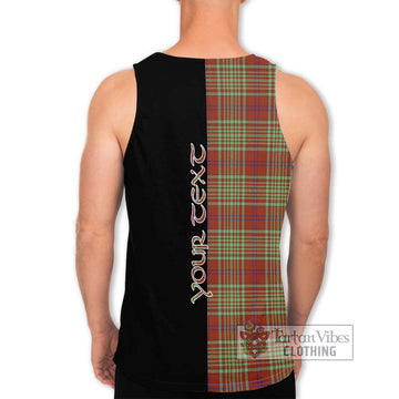 MacGillivray Hunting Ancient Tartan Men's Tank Top with Family Crest and Half Of Me Style