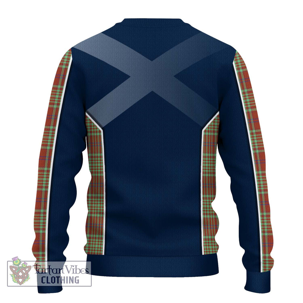 MacGillivray Hunting Ancient Tartan Knitted Sweater with Family Crest and Lion Rampant Vibes Sport Style - Tartan Vibes Clothing