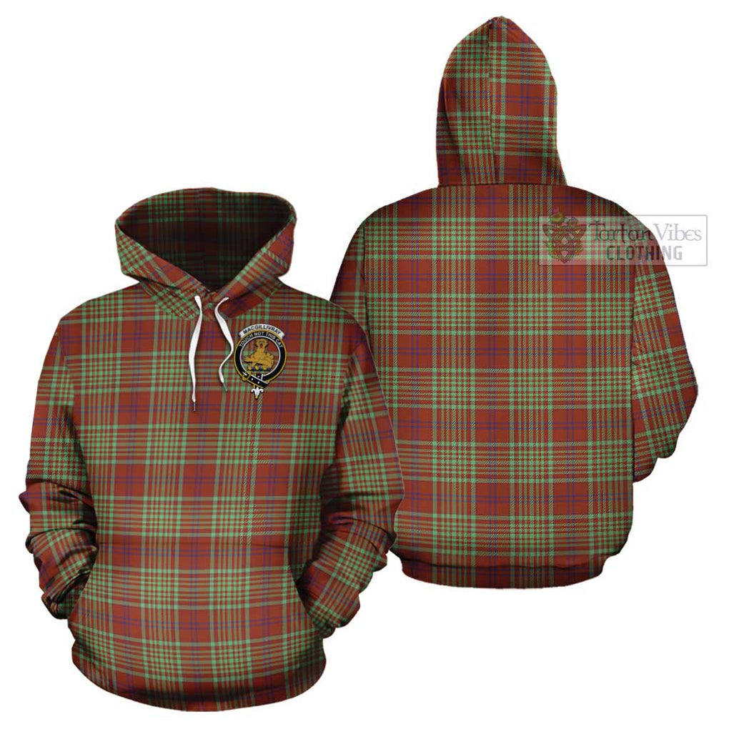 MacGillivray Hunting Ancient Tartan Cotton Hoodie with Family Crest Pullover Hoodie - Tartan Vibes Clothing