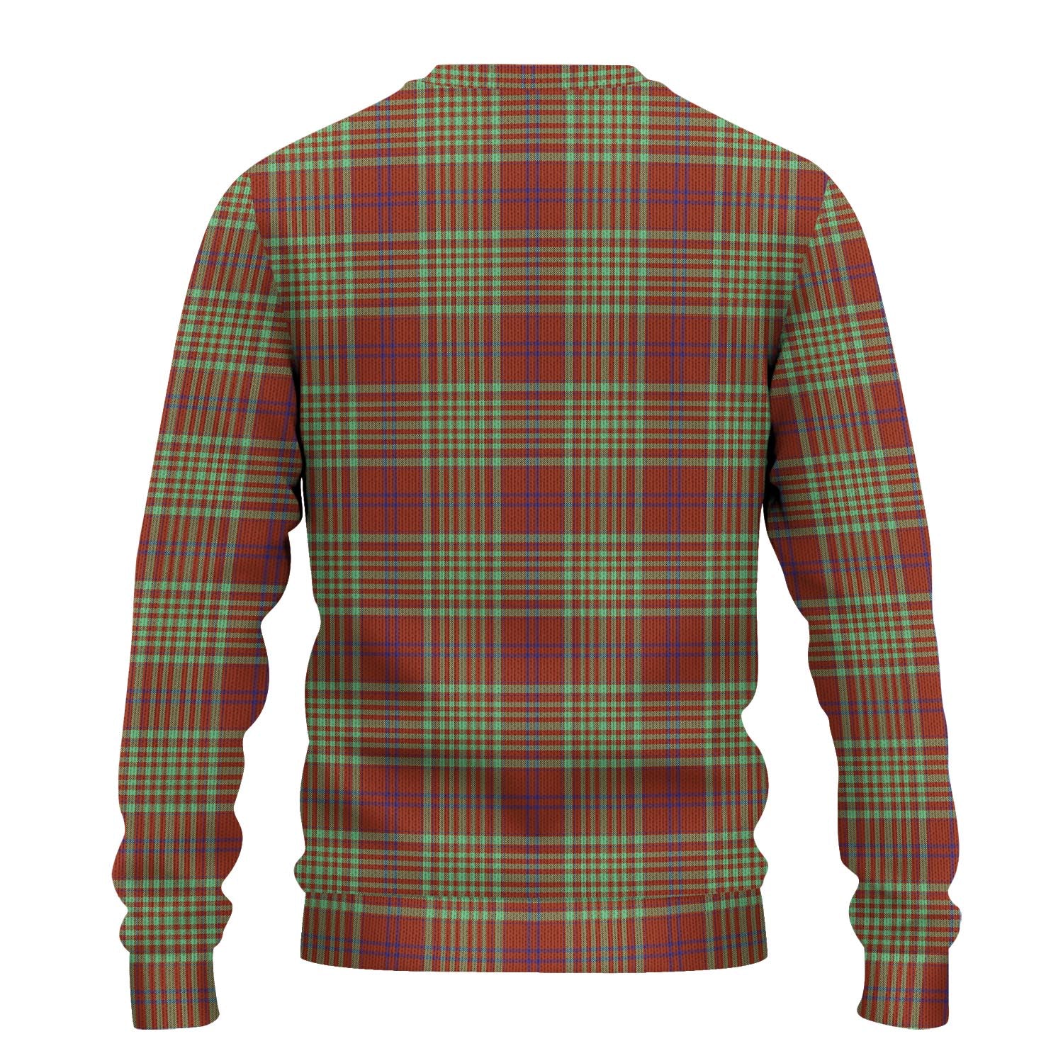 MacGillivray Hunting Ancient Tartan Knitted Sweater with Family Crest - Tartanvibesclothing