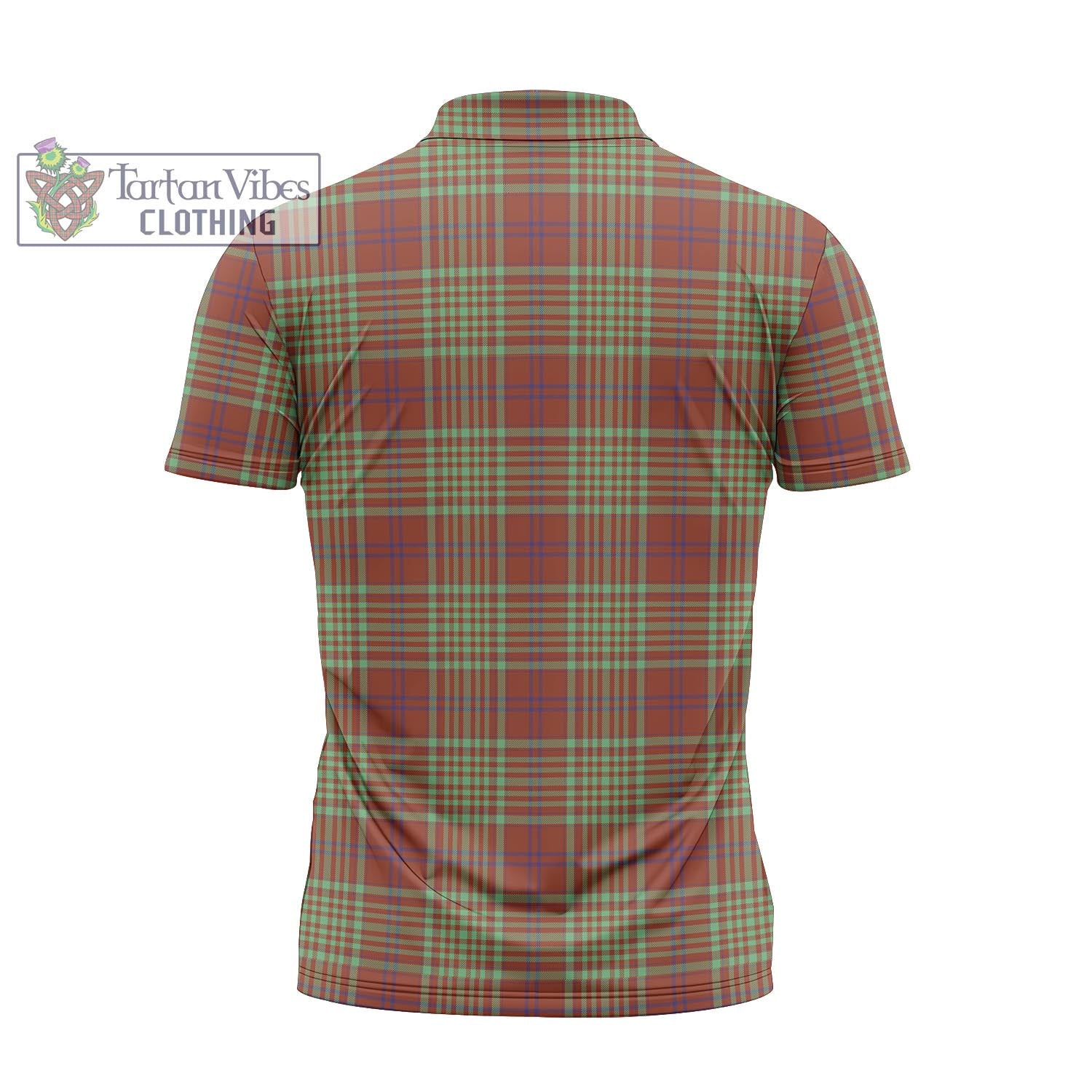 Tartan Vibes Clothing MacGillivray Hunting Ancient Tartan Zipper Polo Shirt with Family Crest