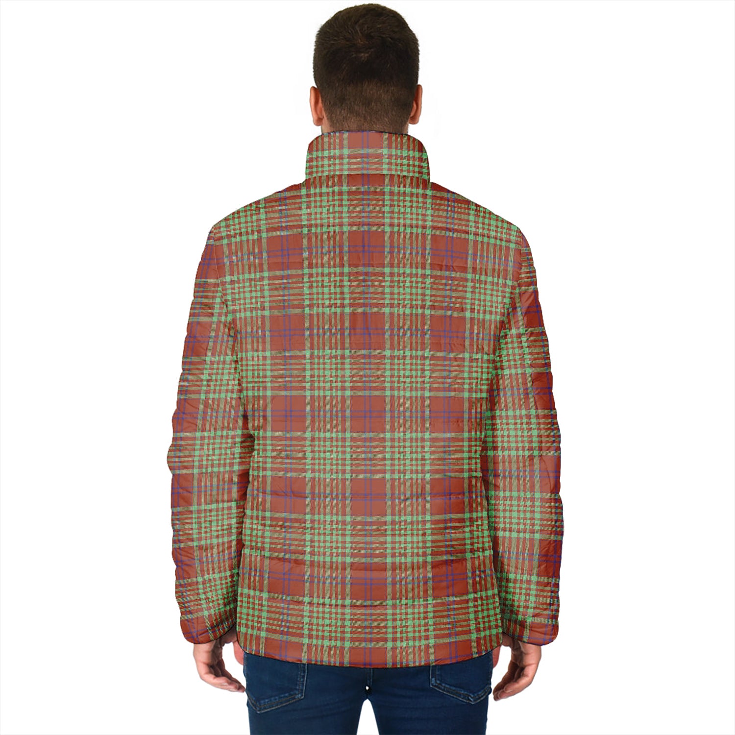 MacGillivray Hunting Ancient Tartan Padded Jacket with Family Crest - Tartan Vibes Clothing