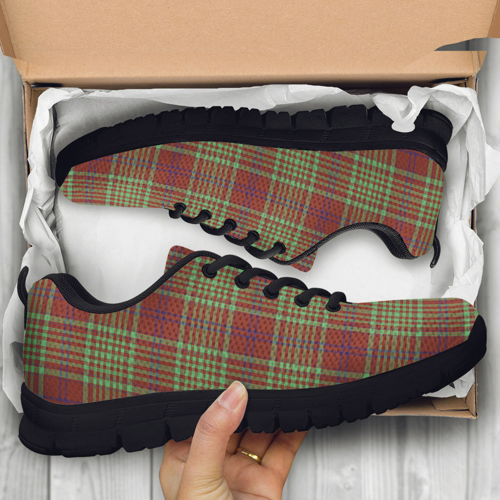 MacGillivray Hunting Ancient Tartan Sneakers - Tartan Vibes Clothing