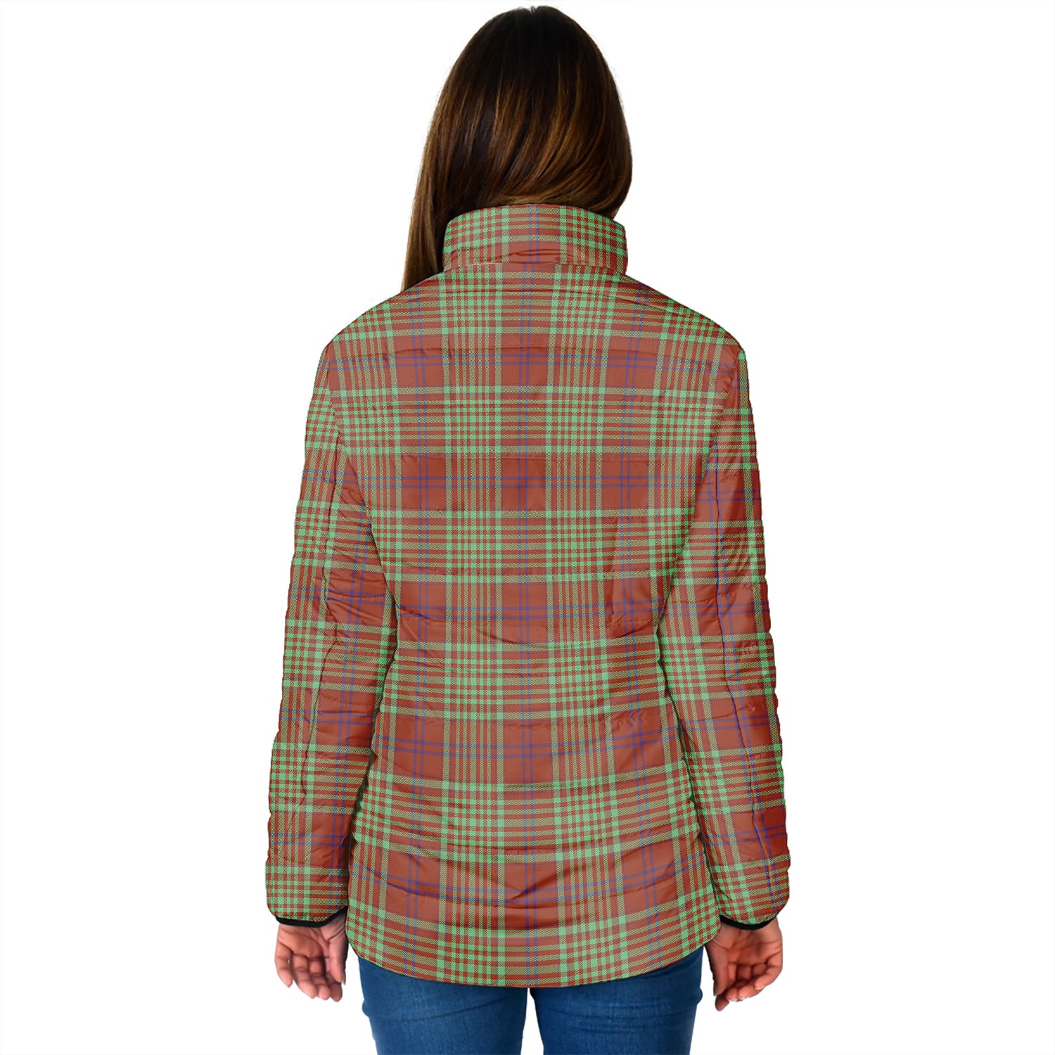 MacGillivray Hunting Ancient Tartan Padded Jacket with Family Crest - Tartan Vibes Clothing