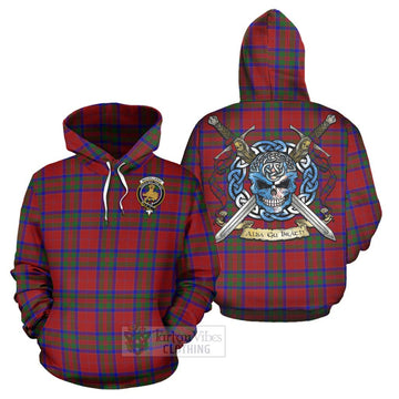 MacGillivray (McGillivray) Tartan Hoodie with Family Crest Celtic Skull Style