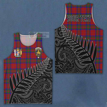 MacGillivray (McGillivray) Crest Tartan Men's Tank Top with New Zealand Silver Fern Half Style