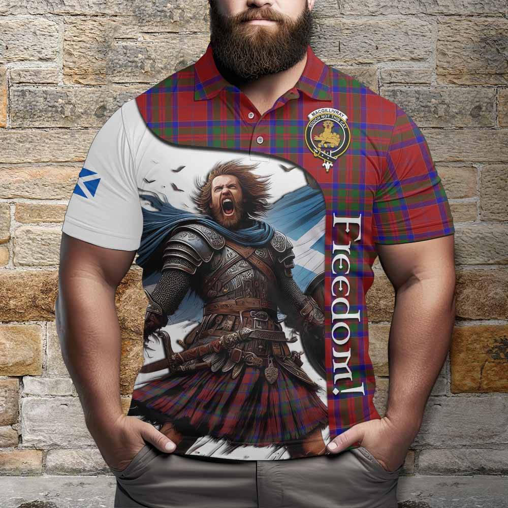 Tartan Vibes Clothing MacGillivray (McGillivray) Crest Tartan Polo Shirt Inspired by the Freedom of Scottish Warrior