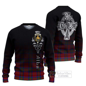 MacGillivray (McGillivray) Tartan Ugly Sweater Featuring Alba Gu Brath Family Crest Celtic Inspired