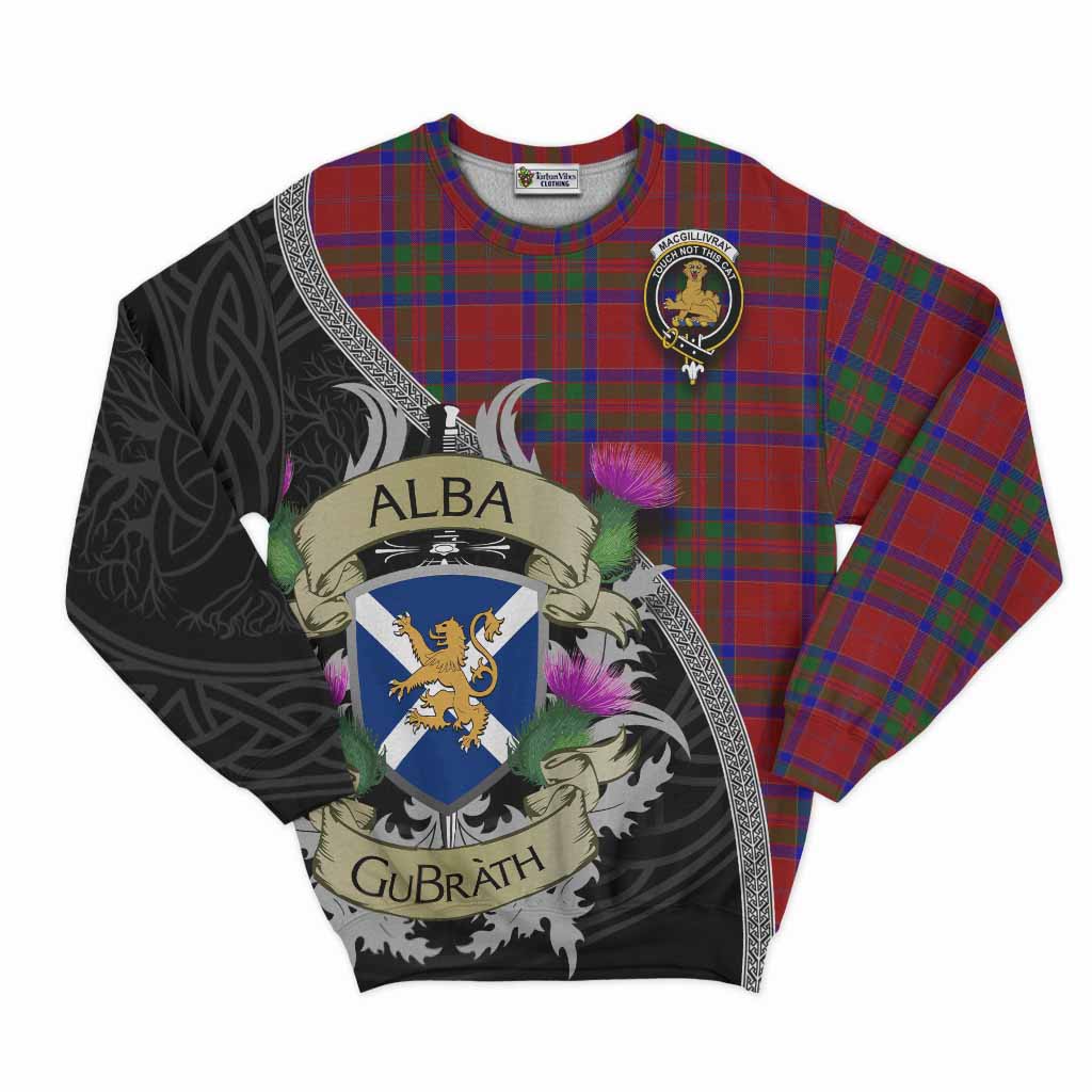 MacGillivray (McGillivray) Tartan Family Crest Sweatshirt Lion Rampant Royal Thistle Shield Celtic Inspired Unisex - Tartan Vibes Clothing