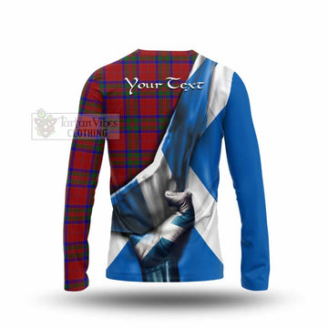 MacGillivray (McGillivray) Tartan Long Sleeve T-Shirt with Family Crest Scotland Patriotic Style