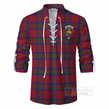 MacGillivray (McGillivray) Tartan Ghillie Kilt Shirt with Family Crest DNA In Me Style