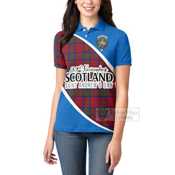 MacGillivray (McGillivray) Family Crest Tartan Women's Polo Shirt Celebrate Saint Andrew's Day in Style