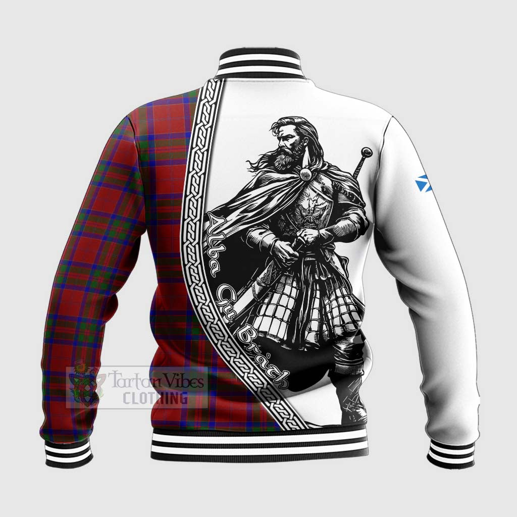 Tartan Vibes Clothing MacGillivray (McGillivray) Tartan Clan Crest Baseball Jacket with Highlander Warrior Celtic Style