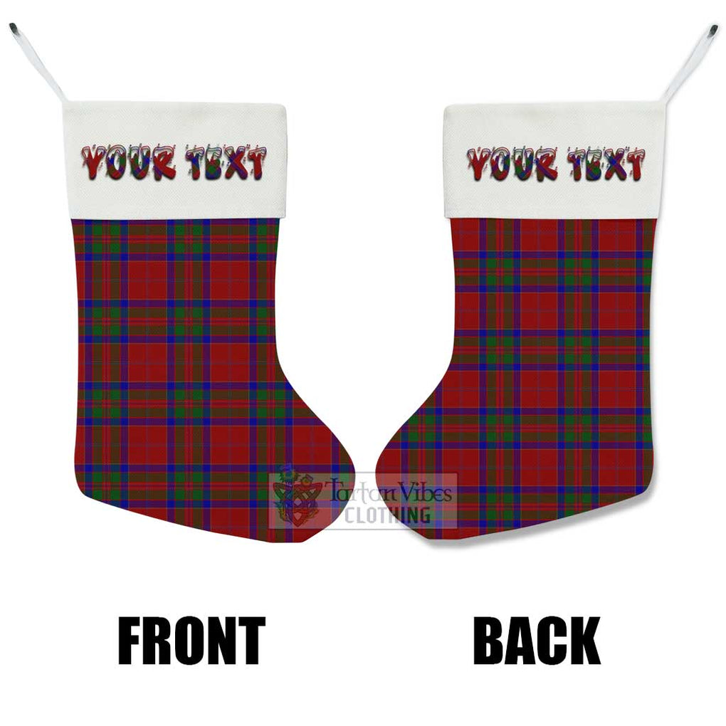 Tartan Vibes Clothing MacGillivray (McGillivray) Tartan Christmas Stocking with Personalized Text