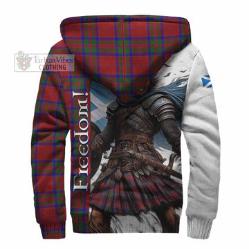 MacGillivray (McGillivray) Crest Tartan Sherpa Hoodie Inspired by the Freedom of Scottish Warrior