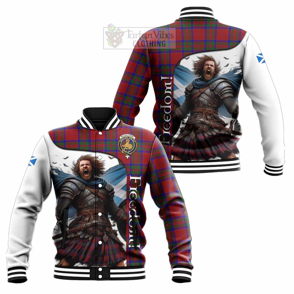 Tartan Vibes Clothing MacGillivray (McGillivray) Crest Tartan Baseball Jacket Inspired by the Freedom of Scottish Warrior