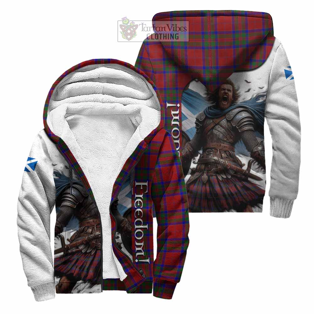 Tartan Vibes Clothing MacGillivray (McGillivray) Crest Tartan Sherpa Hoodie Inspired by the Freedom of Scottish Warrior