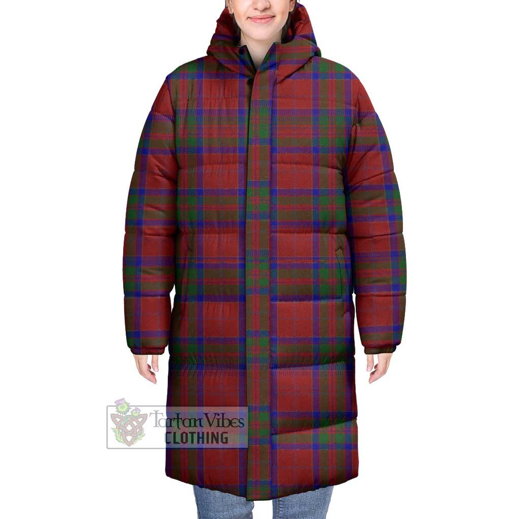 Tartan Vibes Clothing MacGillivray (McGillivray) Tartan Long Down Jacket