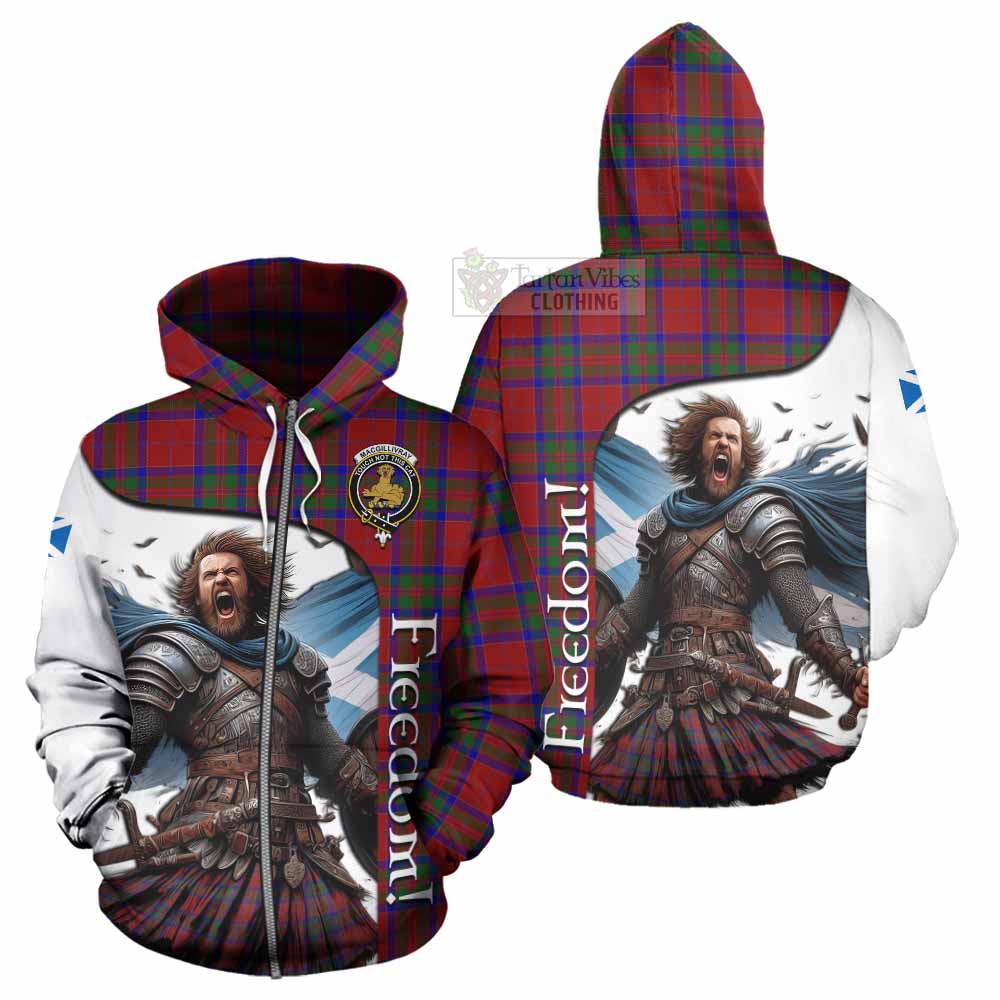 Tartan Vibes Clothing MacGillivray (McGillivray) Crest Tartan Hoodie Inspired by the Freedom of Scottish Warrior