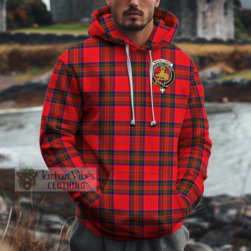 MacGillivray Modern Tartan Cotton Hoodie with Family Crest Pullover Hoodie XS - Tartan Vibes Clothing