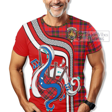 MacGillivray Modern Tartan T-Shirt with Epic Bagpipe Style