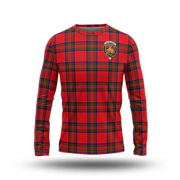MacGillivray Modern Tartan Long Sleeve T-Shirt with Family Crest