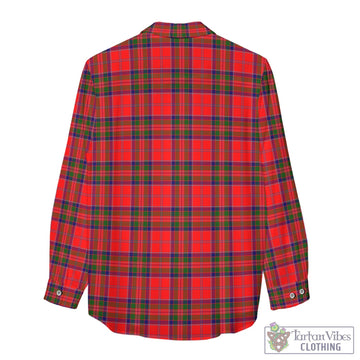 MacGillivray Modern Tartan Women's Casual Shirt with Family Crest