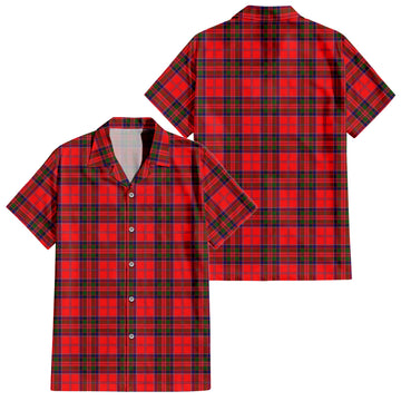 MacGillivray Modern Tartan Short Sleeve Button Down Shirt