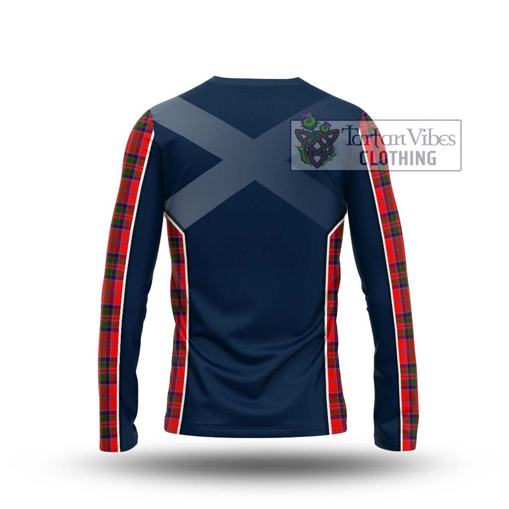 MacGillivray Modern Tartan Long Sleeve T-Shirt with Family Crest and Lion Rampant Vibes Sport Style - Tartan Vibes Clothing