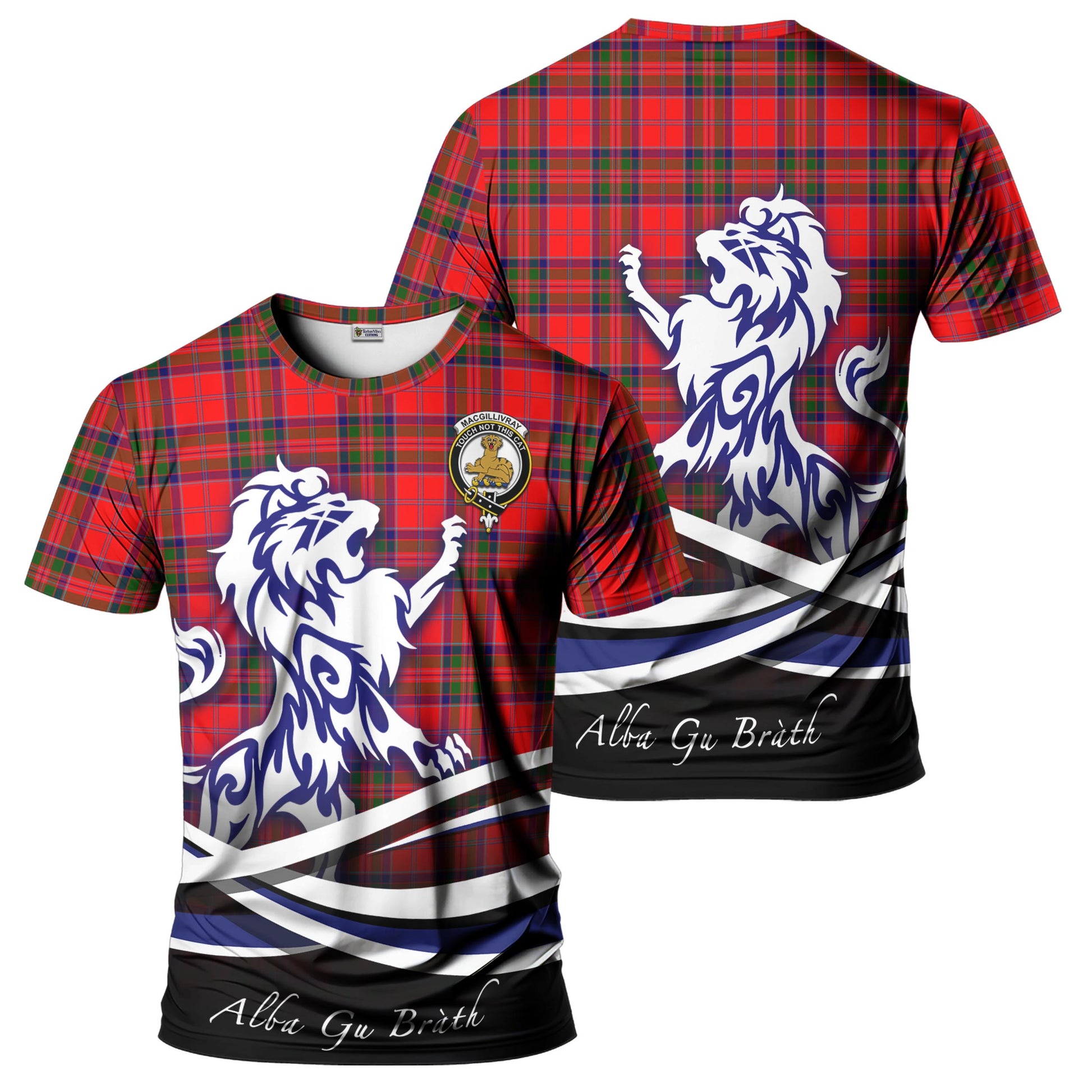 macgillivray-modern-tartan-t-shirt-with-alba-gu-brath-regal-lion-emblem