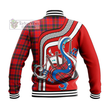 MacGillivray Modern Tartan Baseball Jacket with Epic Bagpipe Style