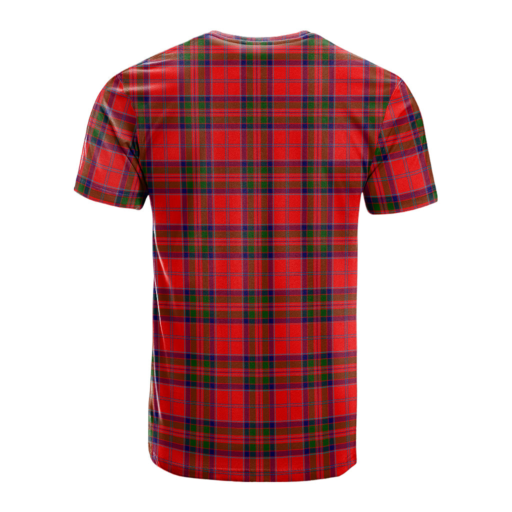 MacGillivray Modern Tartan T-Shirt with Family Crest - Tartan Vibes Clothing