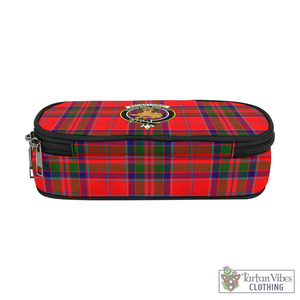 Tartan Vibes Clothing MacGillivray Modern Tartan Pen and Pencil Case with Family Crest