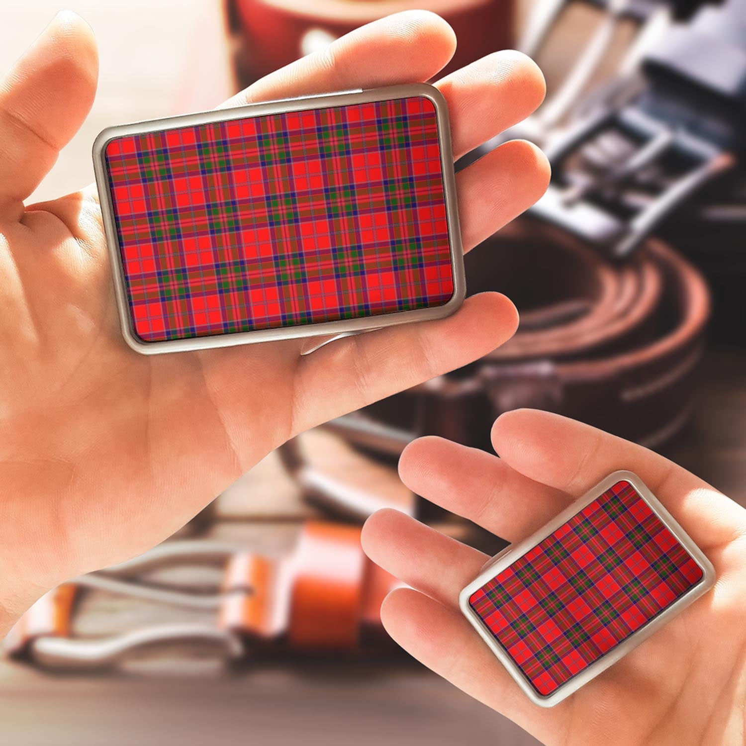 MacGillivray Modern Tartan Belt Buckles - Tartanvibesclothing