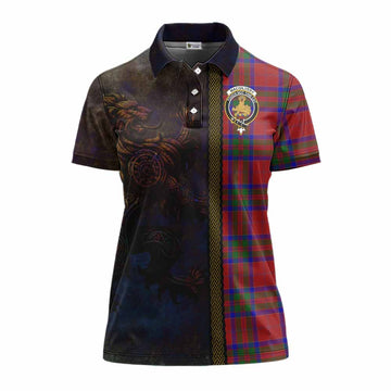 MacGilvery (McGilvery) Tartan Family Crest Women's Polo Shirt Alba Gu Brath Be Brave Lion Ancient Style Women - Tartan Vibes Clothing
