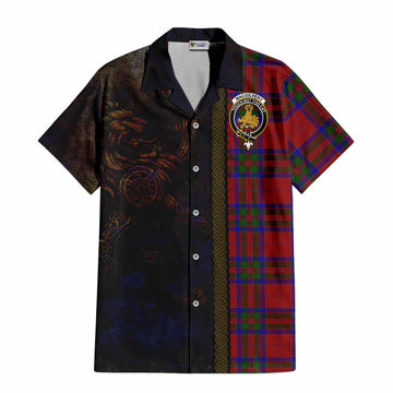 MacGilvery (McGilvery) Tartan Family Crest Hawaiian Shirt Alba Gu Brath Be Brave Lion Ancient Style Kid - Tartan Vibes Clothing