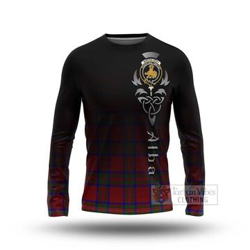 MacGilvery (McGilvery) Tartan Long Sleeve T-Shirt Featuring Alba Gu Brath Family Crest Celtic Inspired Unisex - Tartan Vibes Clothing