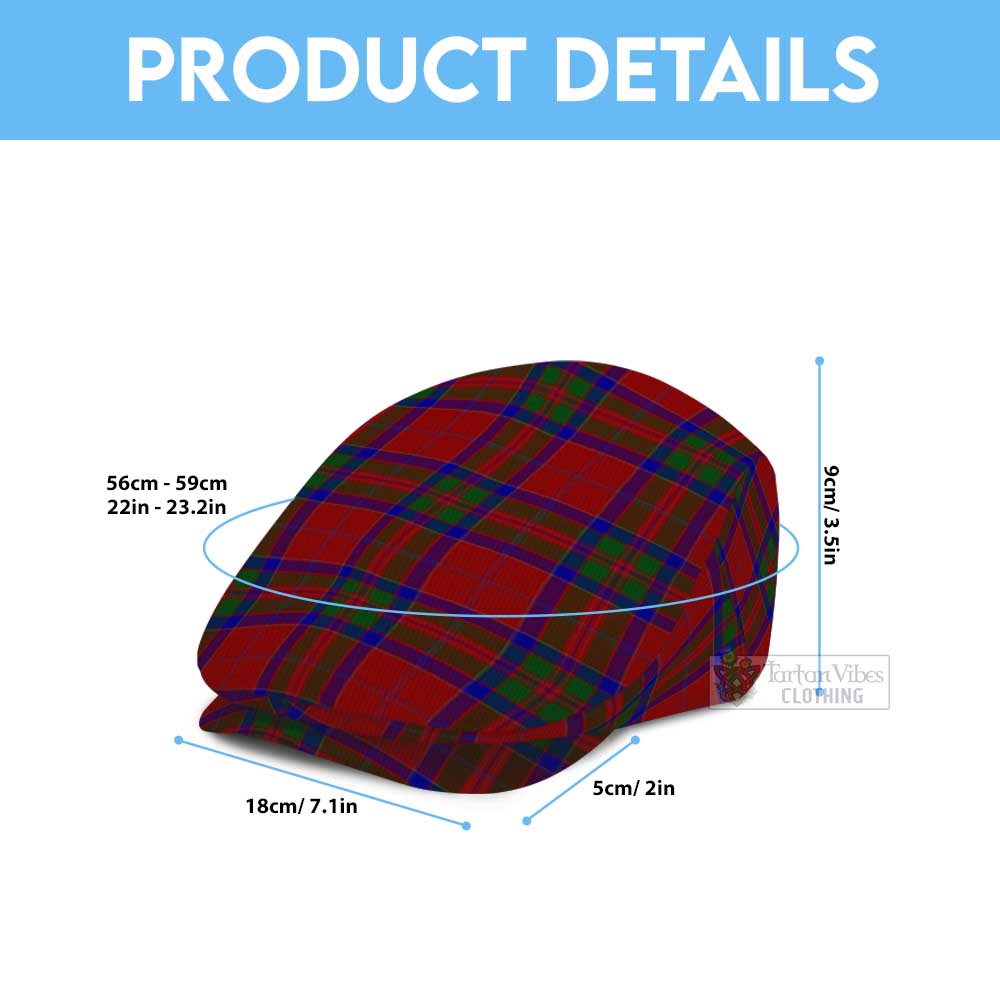 MacGilvery (McGilvery) Tartan Jeff Cap, Tartan Flat Cap - Tartan Vibes Clothing