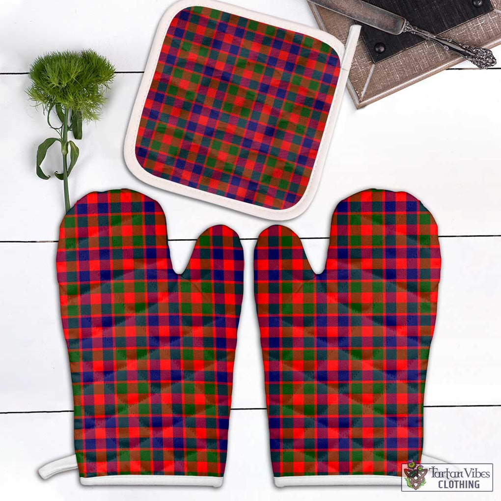MacGowan (McGowan) Tartan Combo Oven Mitt & Pot-Holder White - Tartan Vibes Clothing