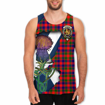 MacGowan (McGowan) Tartan Family Crest Men's Tank Top Scottish Thistle Celtic Inspired Men - Tartan Vibes Clothing
