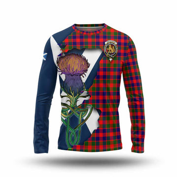 MacGowan (McGowan) Tartan Family Crest Long Sleeve T-Shirt Scottish Thistle Celtic Inspired Unisex - Tartan Vibes Clothing
