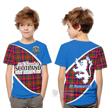 MacGowan (McGowan) Family Crest Tartan Kid T-Shirt Celebrate Saint Andrew's Day in Style Youth XL Size14 - Tartan Vibes Clothing
