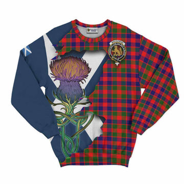 MacGowan (McGowan) Tartan Family Crest Sweatshirt Scottish Thistle Celtic Inspired Unisex - Tartan Vibes Clothing