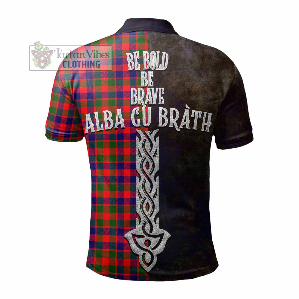 MacGowan (McGowan) Tartan Family Crest Polo Shirt Alba Gu Brath Be Brave Lion Ancient Style - Tartan Vibes Clothing