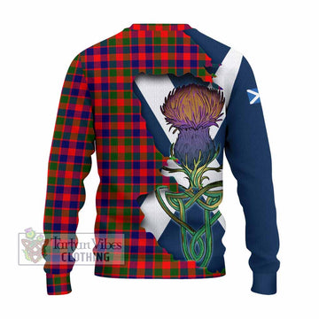 MacGowan (McGowan) Tartan Family Crest Knitted Sweater Scottish Thistle Celtic Inspired - Tartan Vibes Clothing