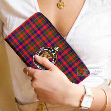 MacGowan (McGowan) Tartan Women's Leather Wallet with Family Crest - Tartan Vibes Clothing