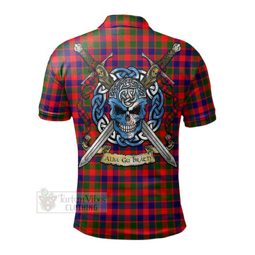 MacGowan (McGowan) Tartan Polo Shirt with Family Crest Celtic Skull Style - Tartan Vibes Clothing