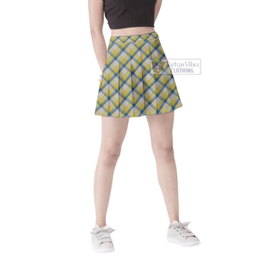 MacGrath Tartan Women's Plated Mini Skirt Cross Style