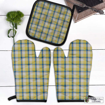 MacGrath Tartan Combo Oven Mitt & Pot-Holder Black - Tartan Vibes Clothing
