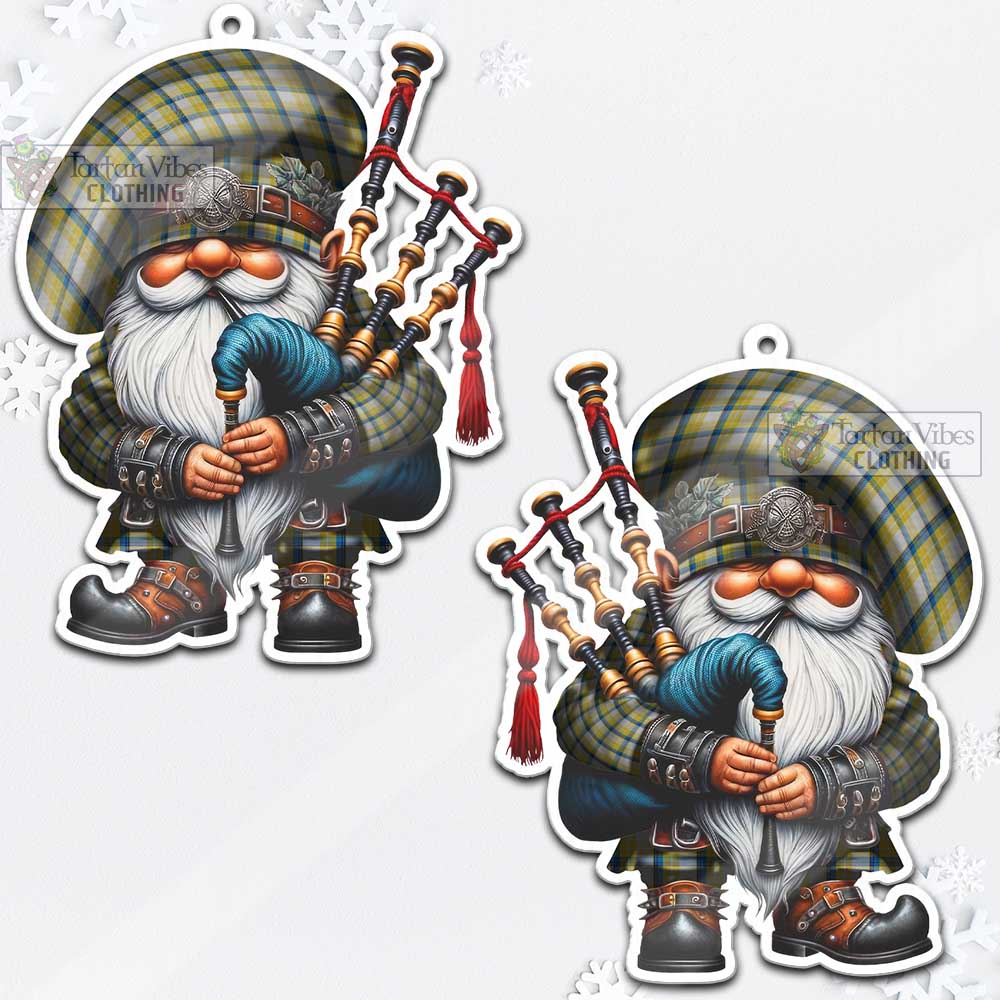 MacGrath (McGrath) Tartan Bagpiper Gnome Christmas Ornament - Tartan Vibes Clothing